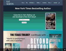 Tablet Screenshot of katmartin.com